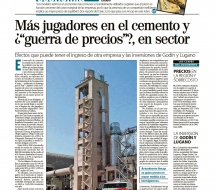 Cemento: otra empresa en el mercado, inversiones de Godín y Lugano y ¿“guerra de precios”?
